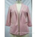 Women's long sleeved jacket with pockets